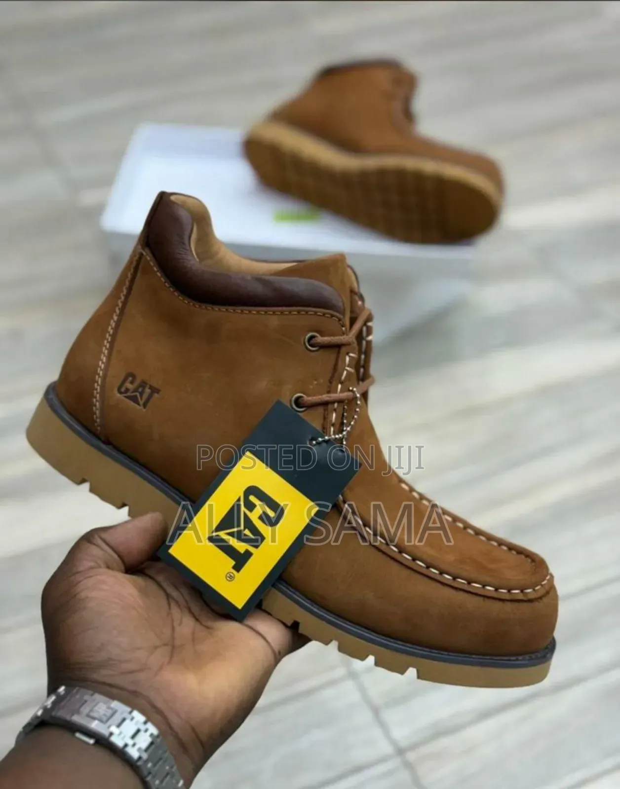 Men's Caterpillar Material Leather Super