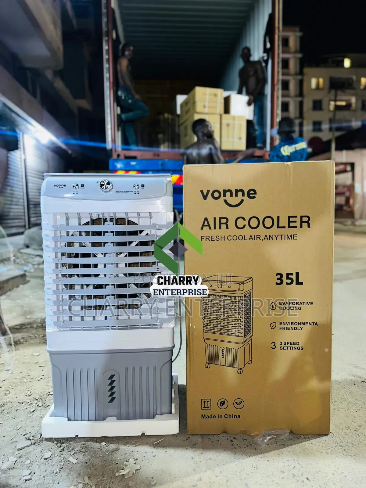 Vonne Air Cooler Fresh Cool Air Nzuri Kwa Afya
3speed Control 35l