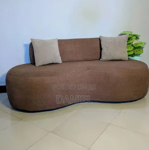 Sofa Ya Kisasa Kabisa Rangi Ya Brown
