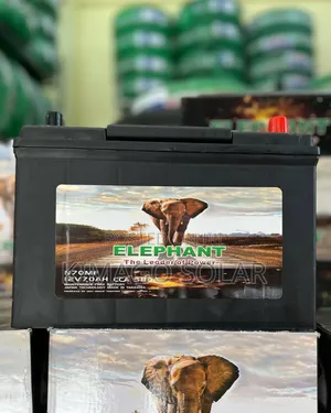 Elephant Car Battery 12v 70ah Kwa Diesel Vehicles 195,000