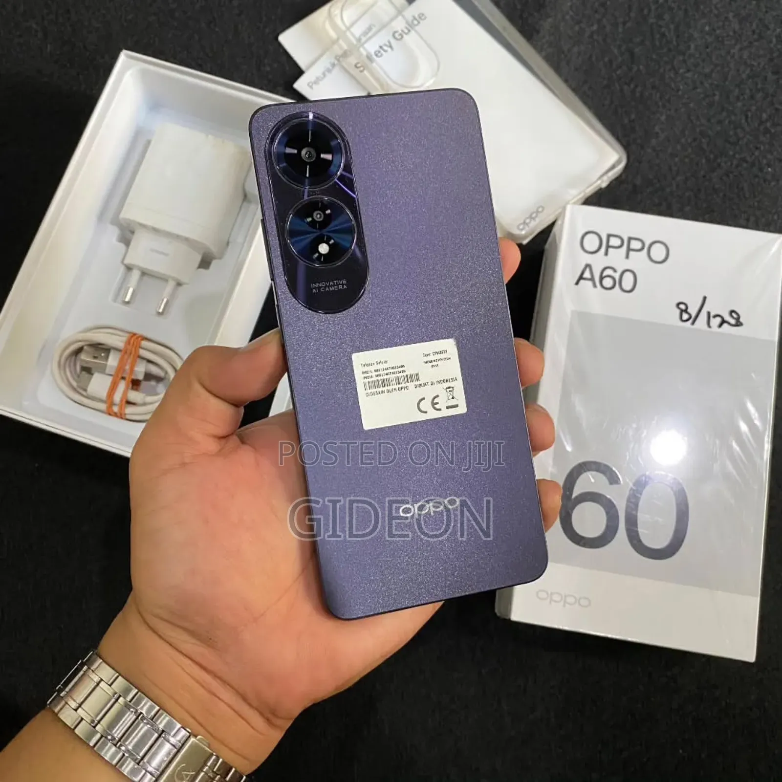 New Oppo A60 128 GB Black