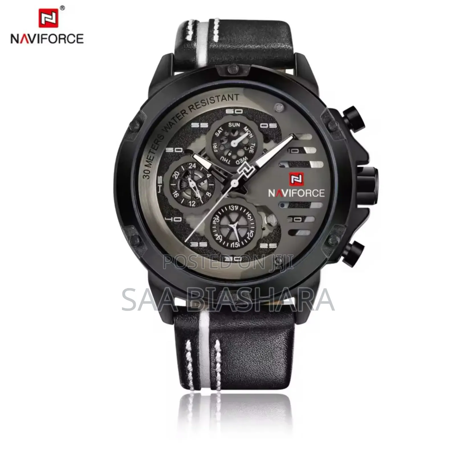 Naviforce 9110 Black and Gray