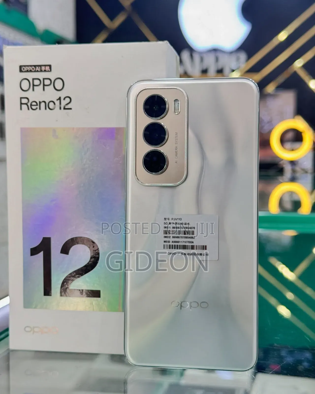 New Oppo Reno 12 5G 256 GB Silver
