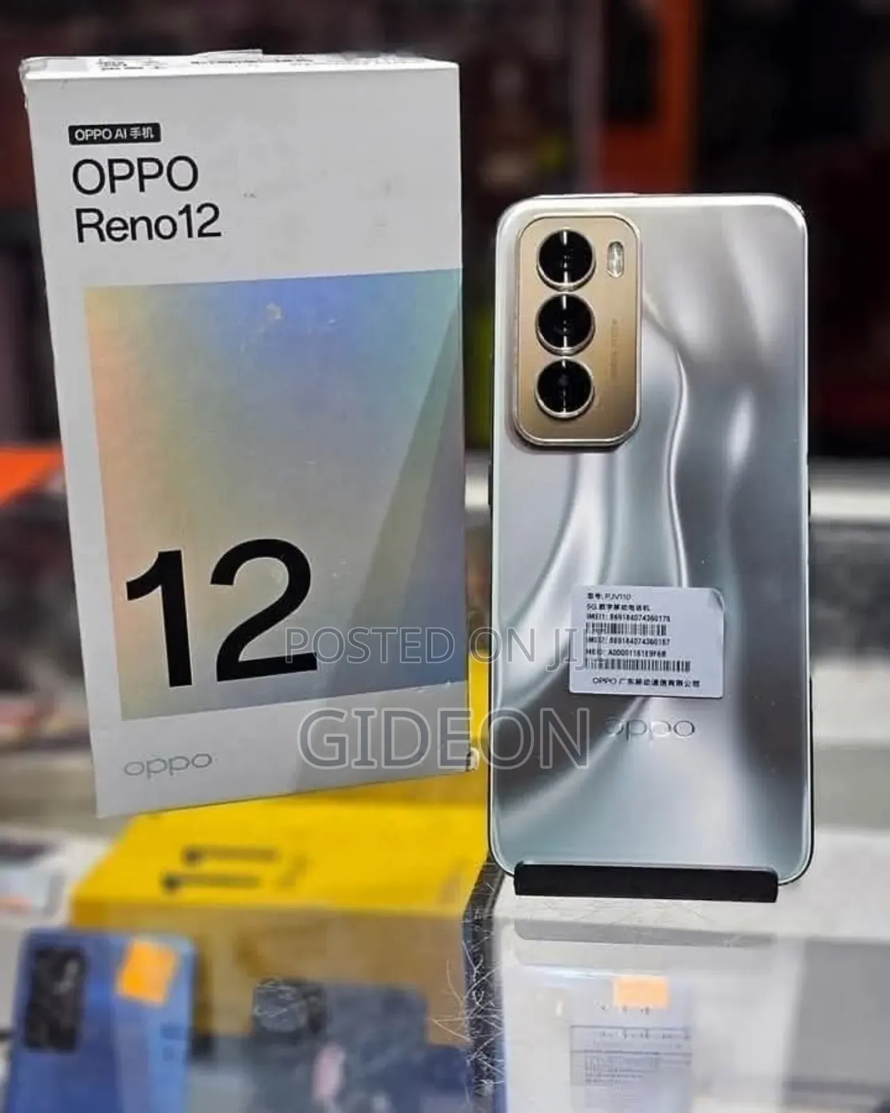 New Oppo Reno 12 5G 256 GB Silver