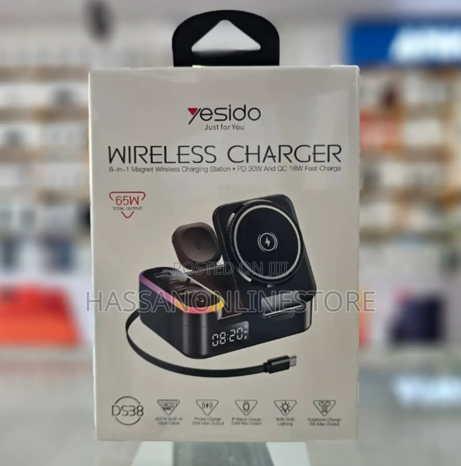 Yesido Ds38 8-in-1 Wireless Charger