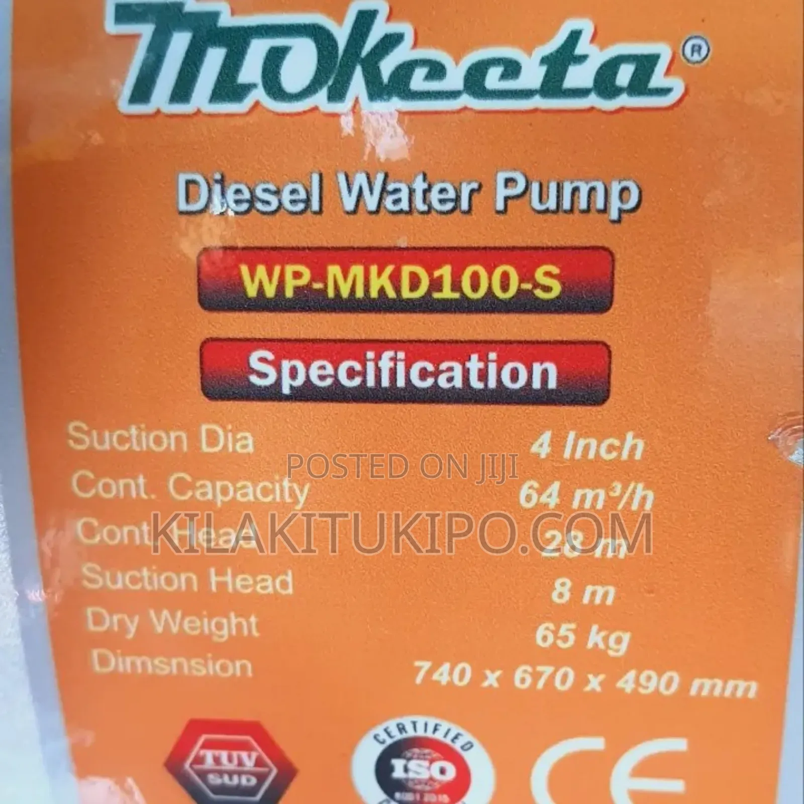 Diesel Water Pump 4inch
