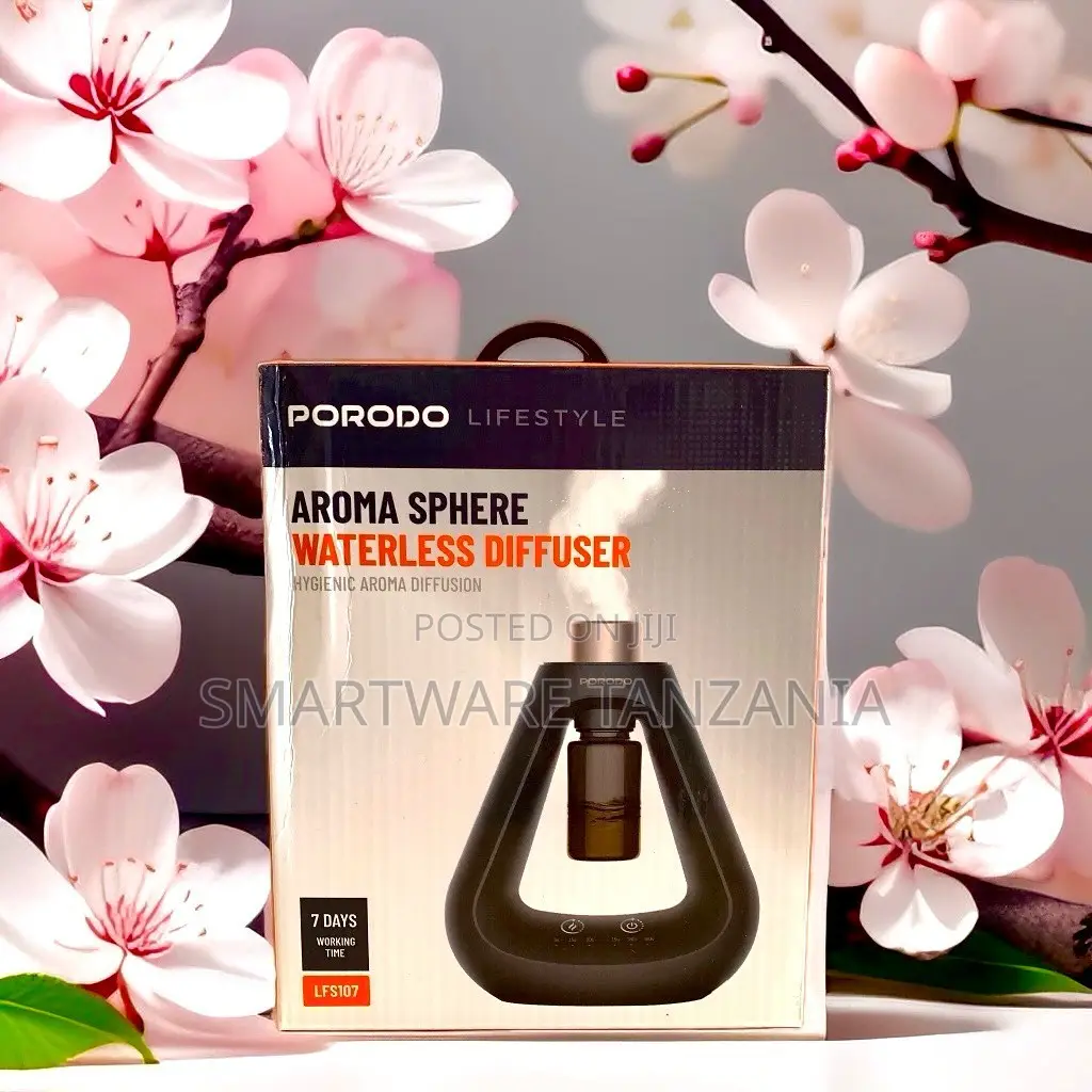 Porodo Compact Aroma Waterless Diffuser Modern Design for Home, Office
