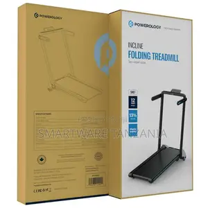 Powerology Incline Folding Treadmill With Walking, Runnin, Up To 120kg