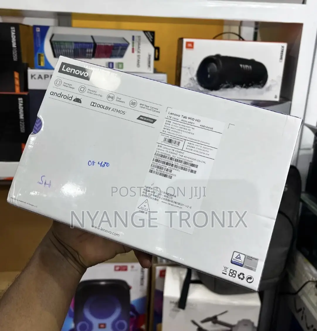 New Lenovo Tab M10 128 GB Black