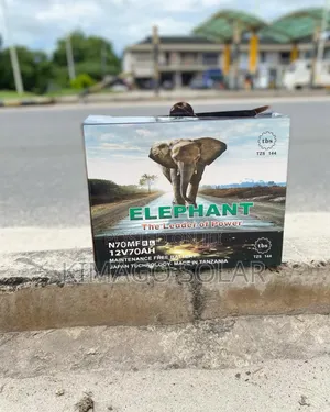 Pata Battery Bora 12v70ah Elephant Kwajili Ya Gari Yako