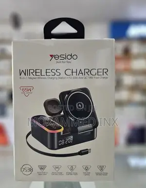 Yesido Wireless Charger 8in1 Magnet Wireless Fast Charge 65w