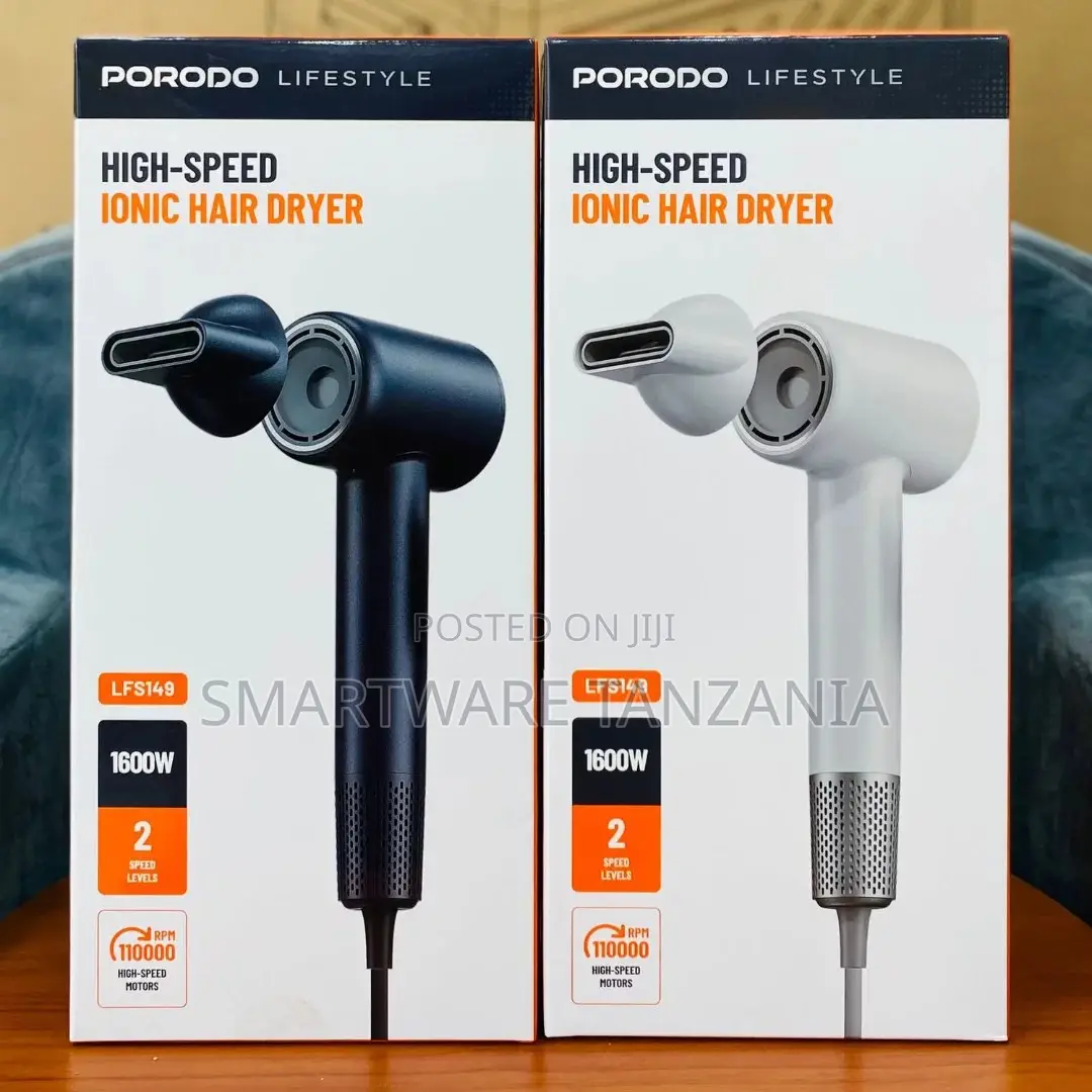 High-Speed Ionic Hair Dryer With Magnetic and 360° Rotating Nozzle