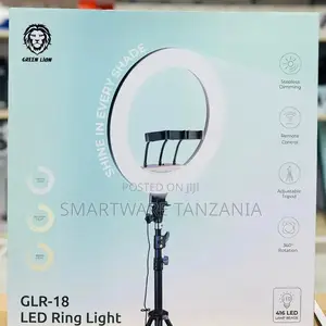 Adjustable Led Ring Light With Tripod Stand Cell Phone Holder
