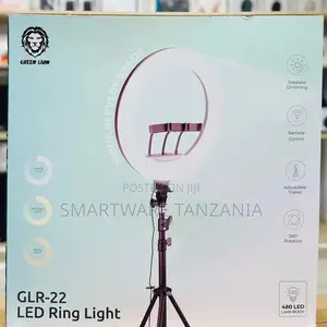 Ring Light (22 Inch) With Mini Phone Holder for Stabilization Phone