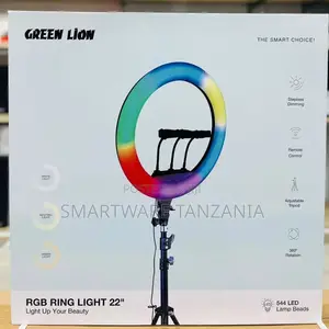 Ring Light, Tripod Stand 22 Inch RGB R 25 RGB Modes Bi-Color