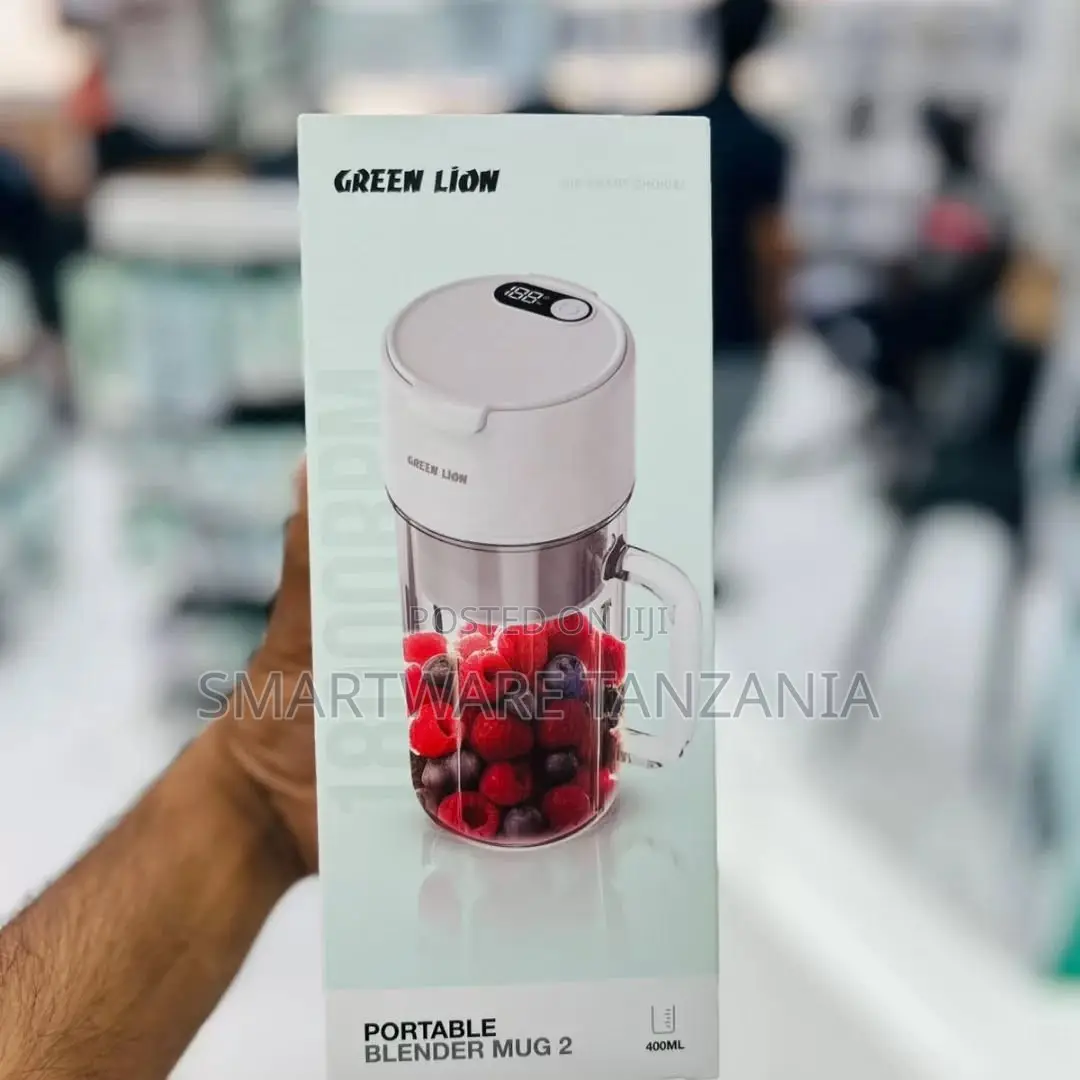 Green Lion Portable Blender Mug 2 With Led Display, 55w Power, 3000mah