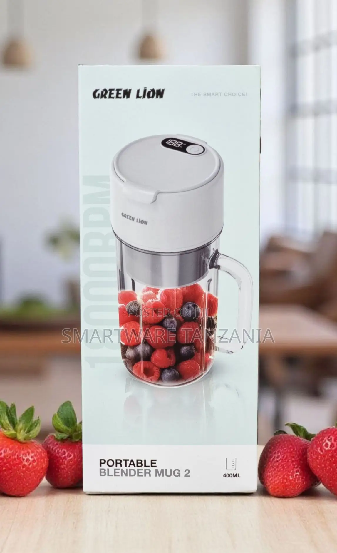 Green Lion Portable Blender Mug 2: Smoothies on-the-Go