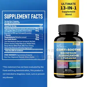 Cort Soothe Magnesium Ashwagantha L Theanine