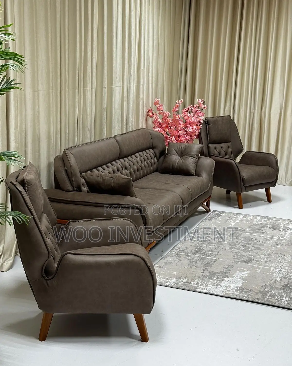 High Quality Materials on Sofa Sets Available on Oder. Cont