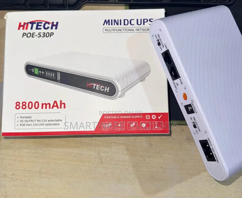Hitech Poe-530p Mini Dc Ups: Uninterruptible Power Supply