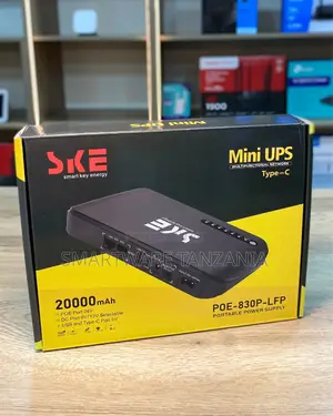 Ske Smart Key Energy Mini Dc Ups for Wifi Cctv, 20000mah
