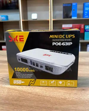 Ske Poe-631p Mini Dc Ups for Wifi Routers, 10000mah