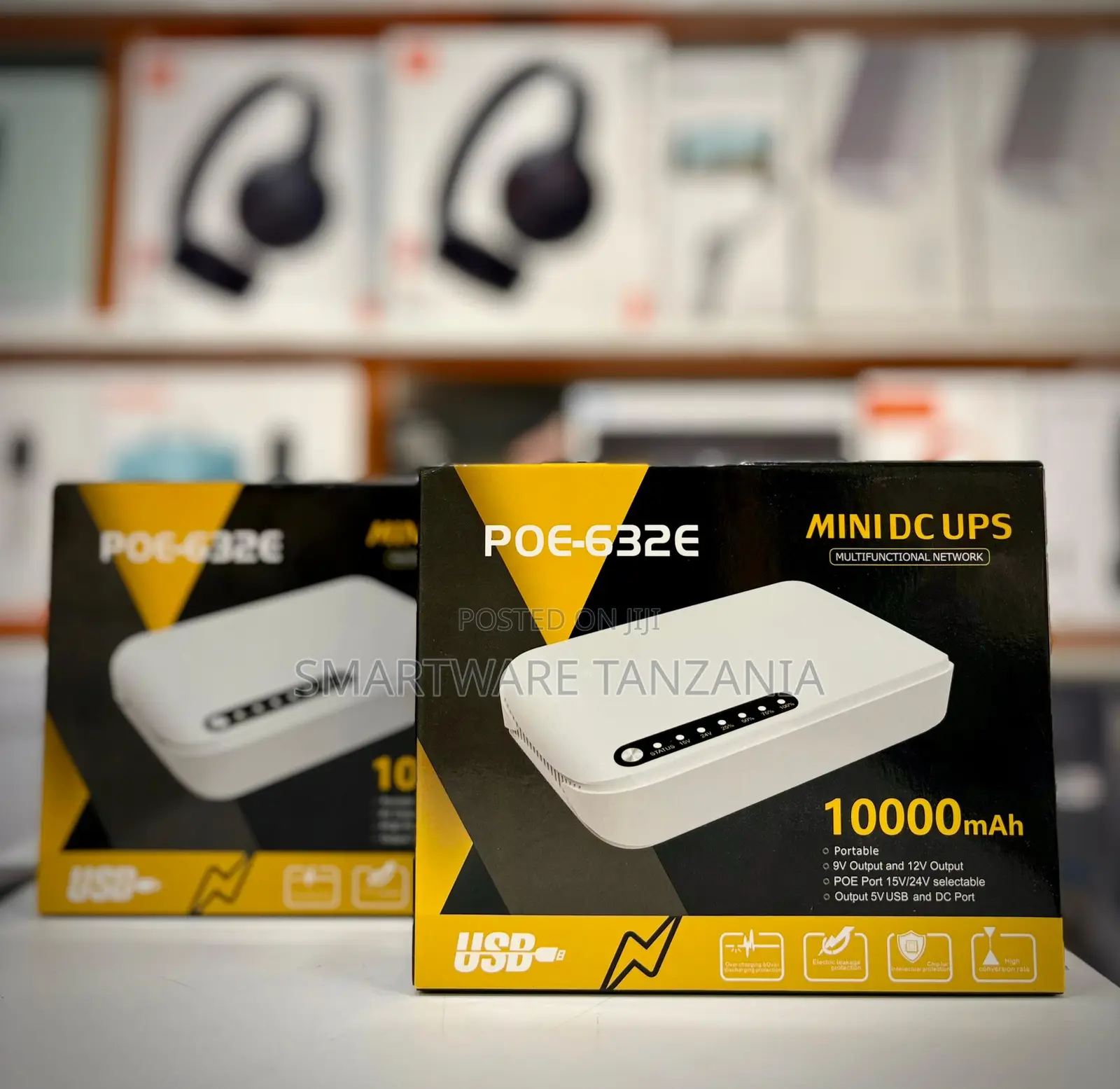 10000mah Battery Backup for Modems, Routers, and Poe