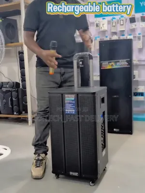 Aborder Rechargeable Speaker 50000w With Wireless Mic