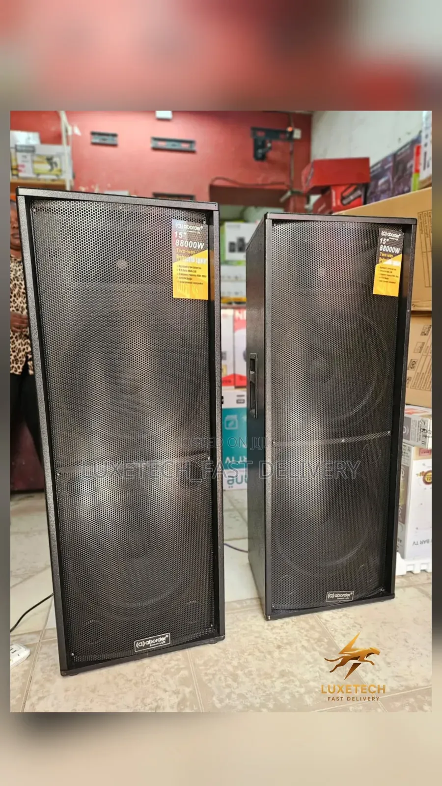 Aborder 15-Inch Professional Speakers 88000 Watts High Bass and Sound