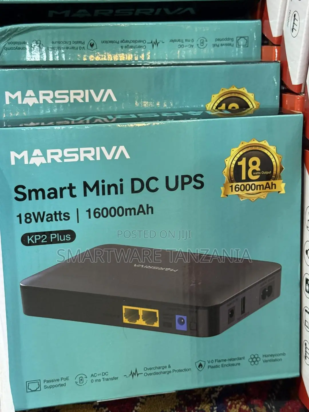Portable Ups for Router With 12v, 9v, 5v, 24v Poe