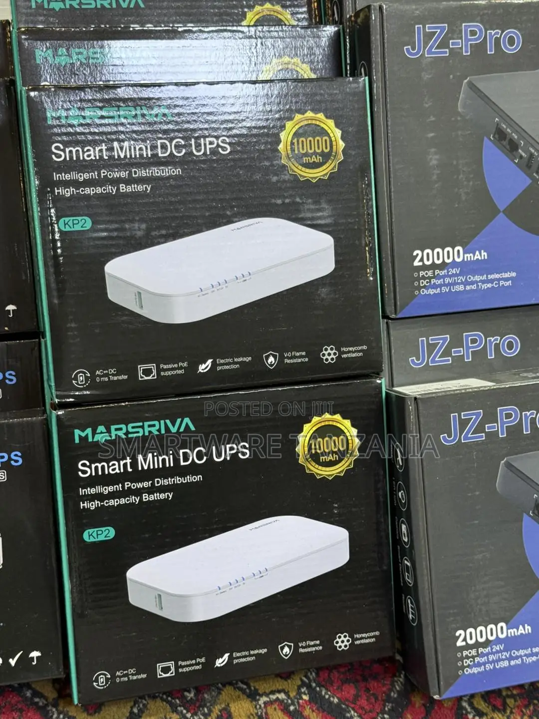 Marsriva Smart Mini Dc Ups 10000mah for Routers and Small Devices