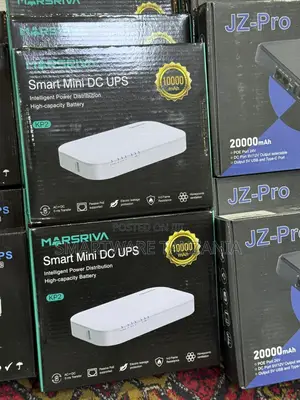 Marsriva Smart Mini Dc Ups 10000mah for Routers and Small Devices