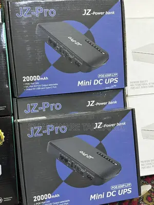 Jz-Pro Mini Dc Ups, Portable Power Bank With 20000mah Battery Capacity