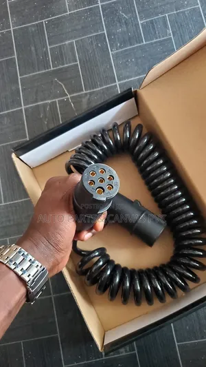 Truck Trailer 7-Pin Spiral Connector Cable
