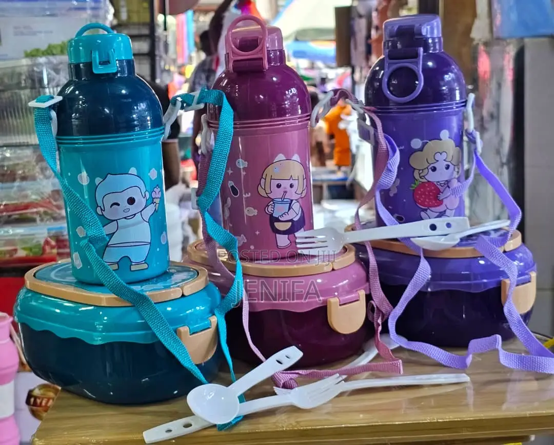 Kids Lunch Box Together With Bottle