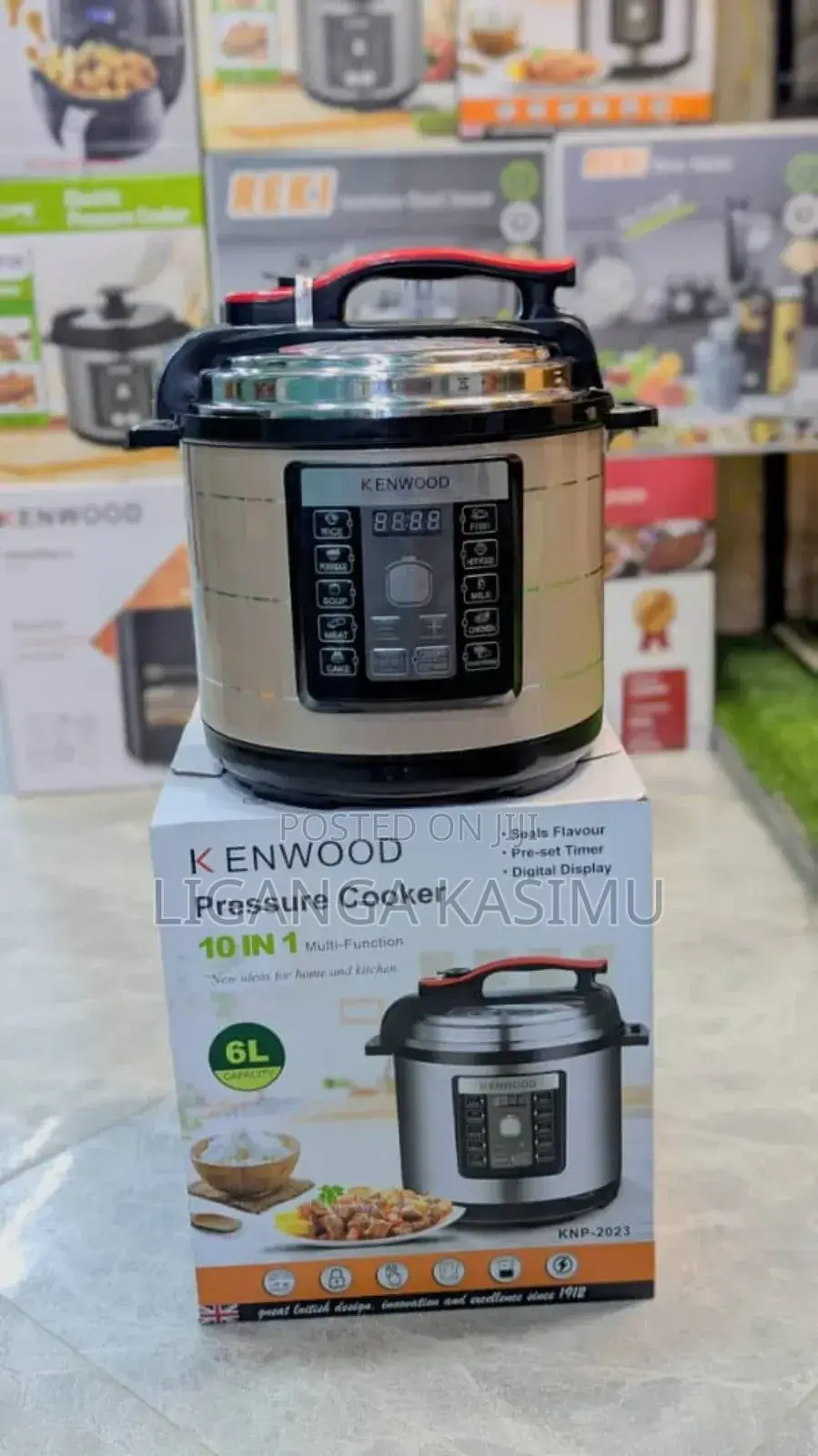 Kenwood Pressure Cooker Gold