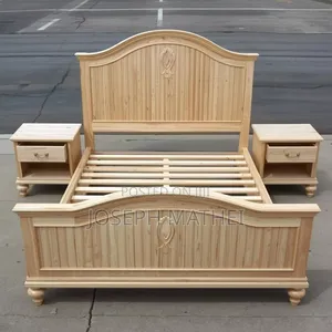 Bed Frem Wood and Bed Side 2