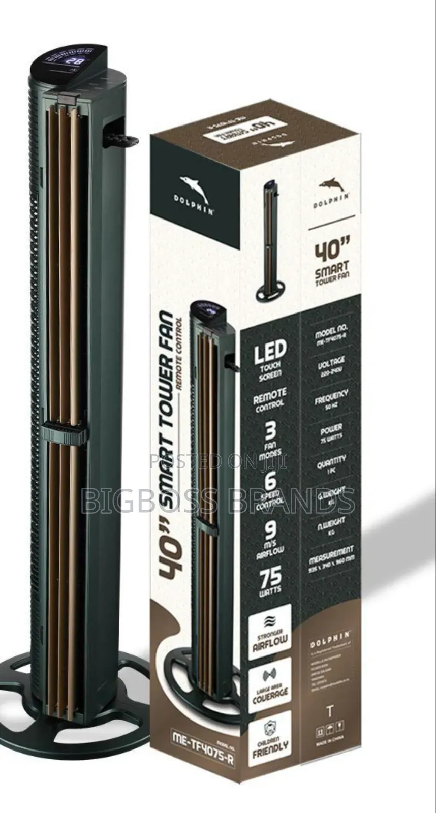Dolphin Tower Fan 40 Inches