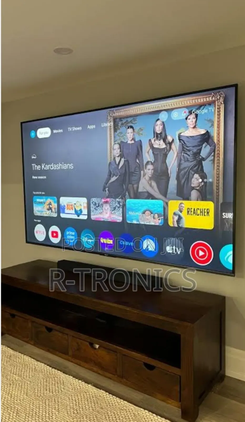 Hisense 100 Inch Qled Smart Tv With Netflix, Youtube 144hz 100q7n