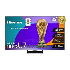 Hisense 85" U7 Miniled Uled Ai Tv (Flagship Model) - Brand New