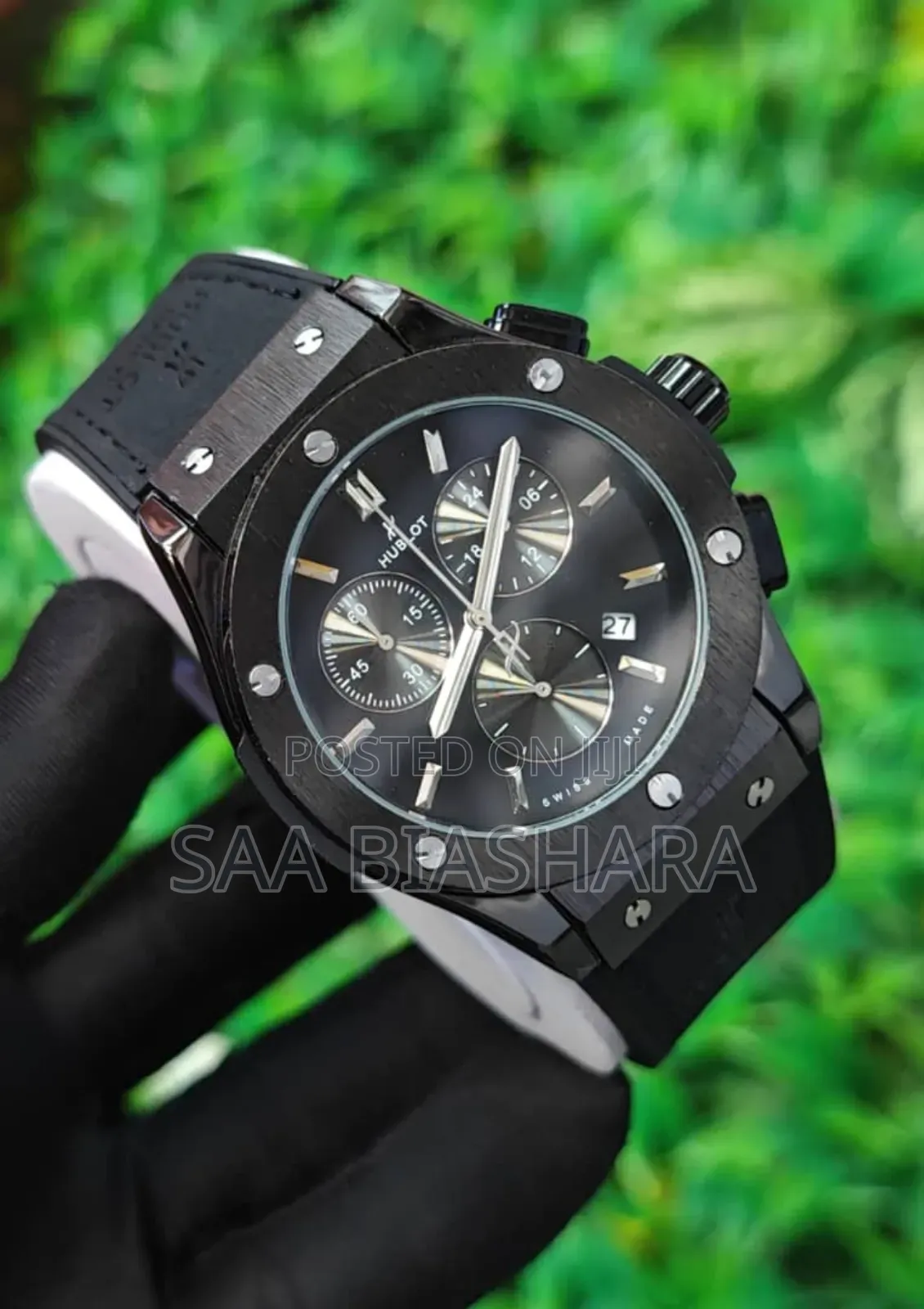 Hublot Bing Bang Chronograph Watch Black