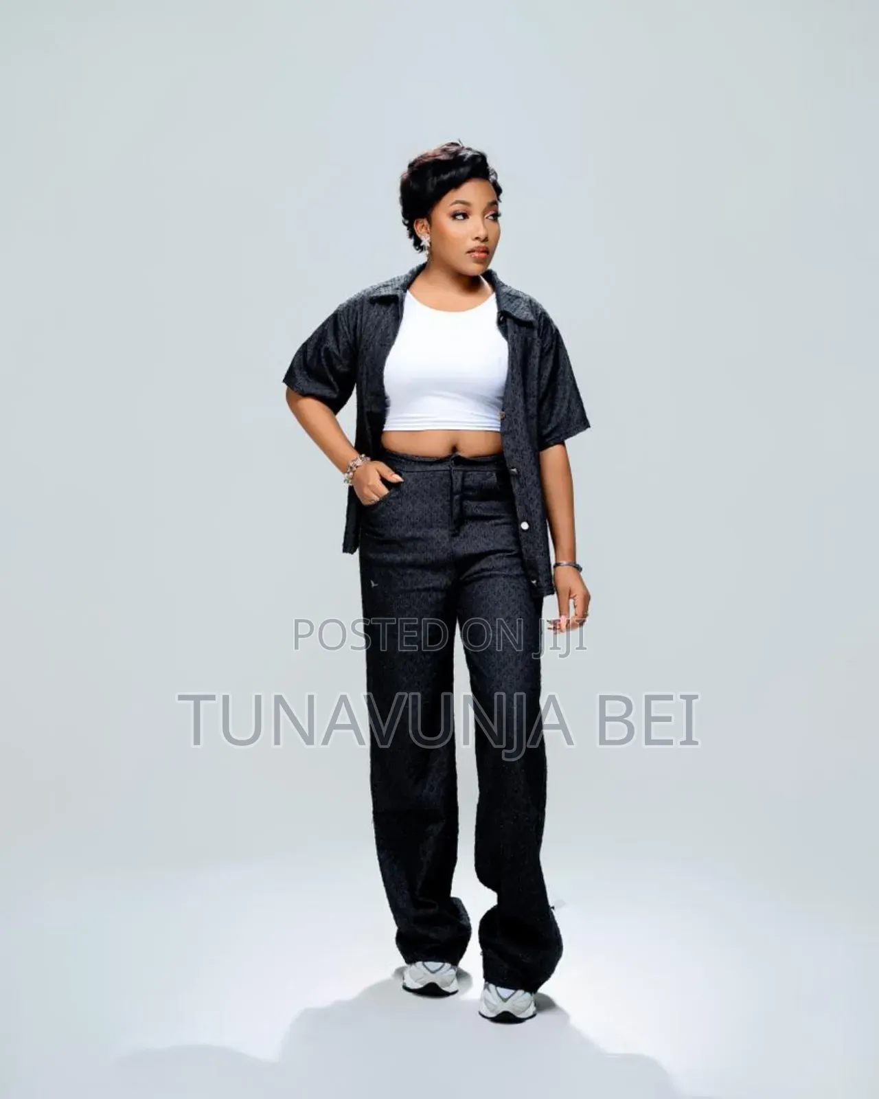Three Piece Jeans Outfit 