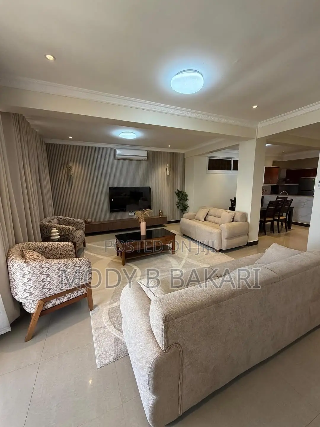 Furnished 3bdrm Apartment in Msasani for rent