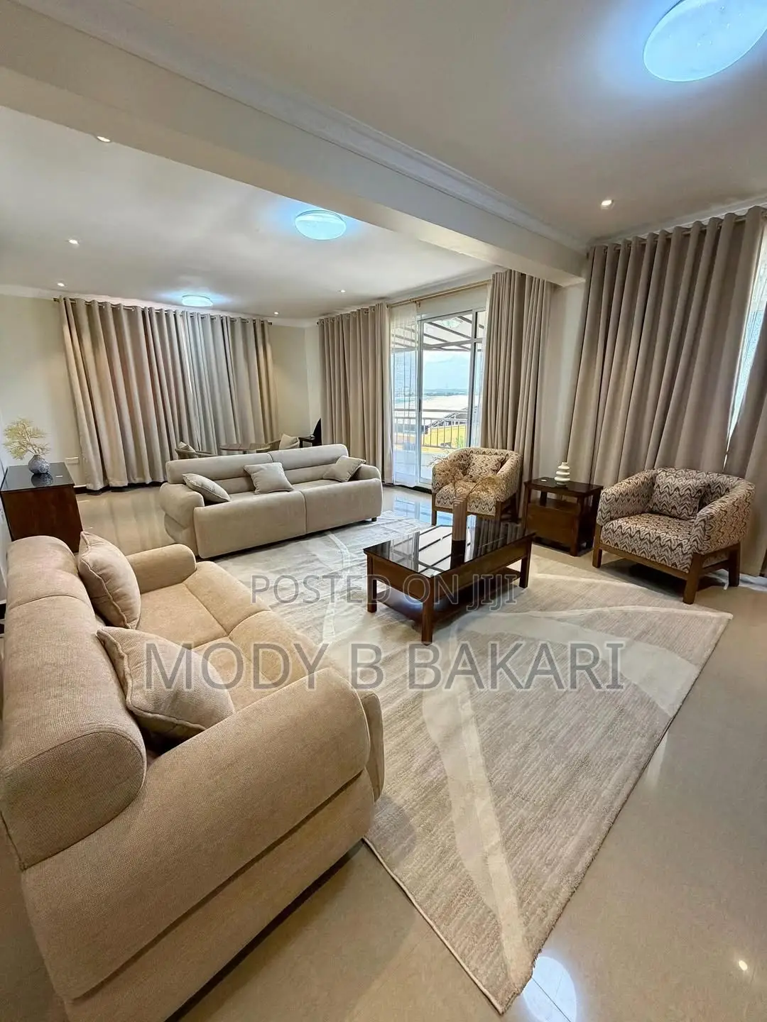 Furnished 3bdrm Apartment in Msasani for rent