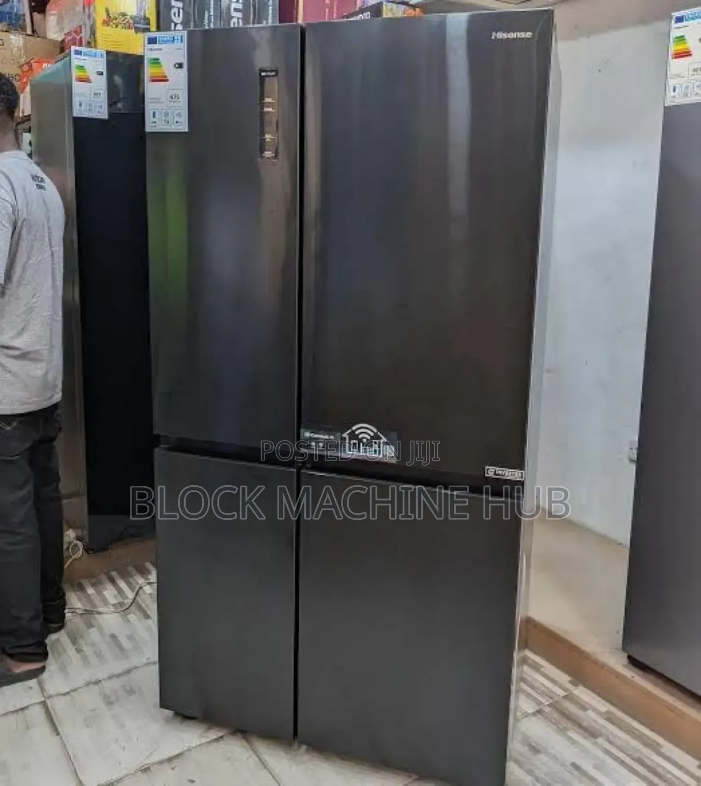*Hisense Fridge H800sb -Wd (637l) Smart Fridge