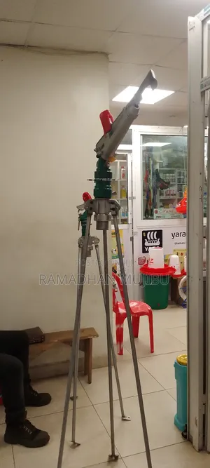Irrigation Sprinkler With Tripod Stand