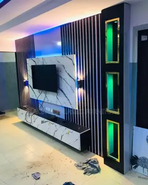 Tv Showcase Unit Ni Melamine Na Pannel