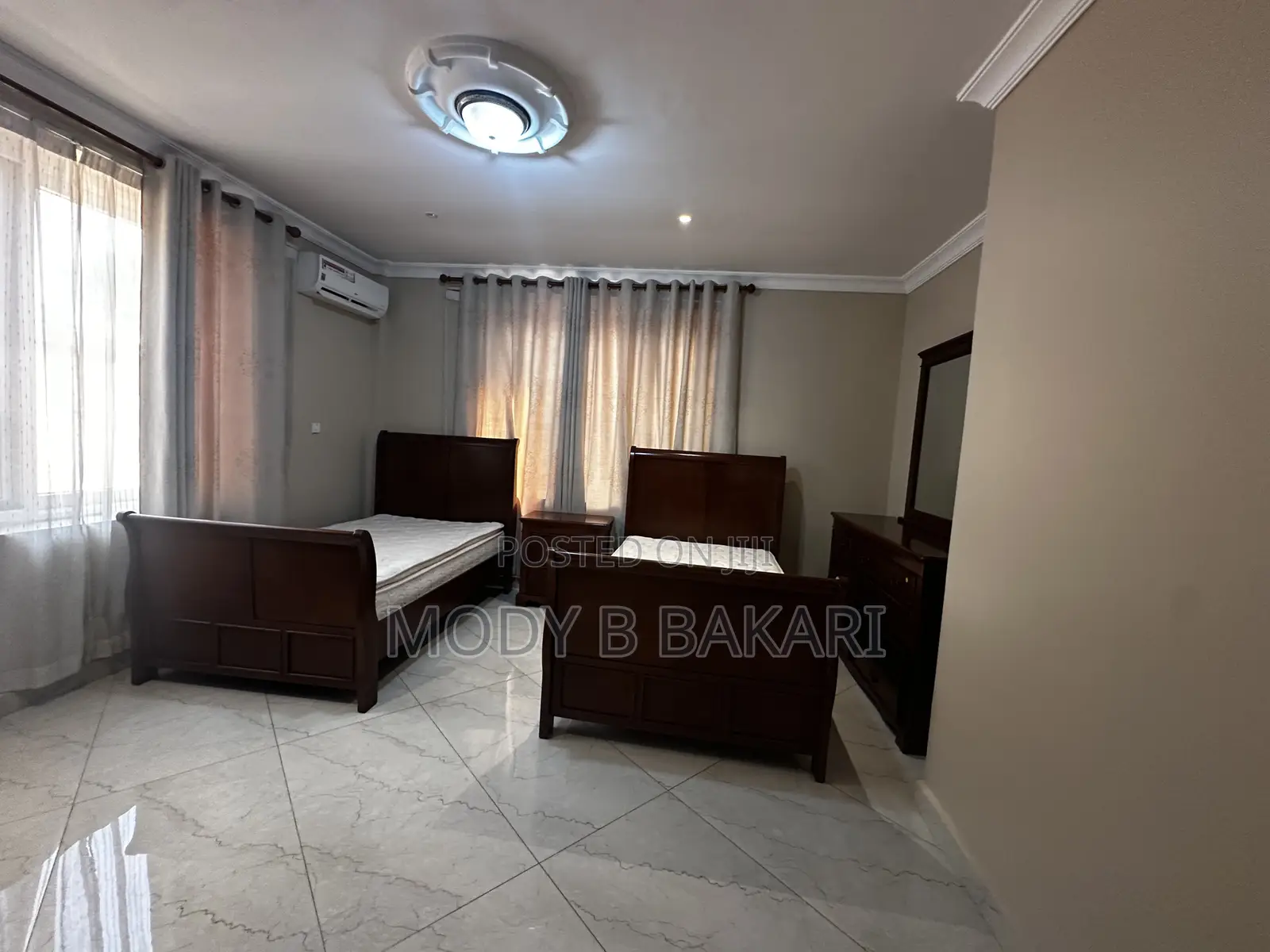 Furnished 3bdrm Apartment in Mikocheni for rent