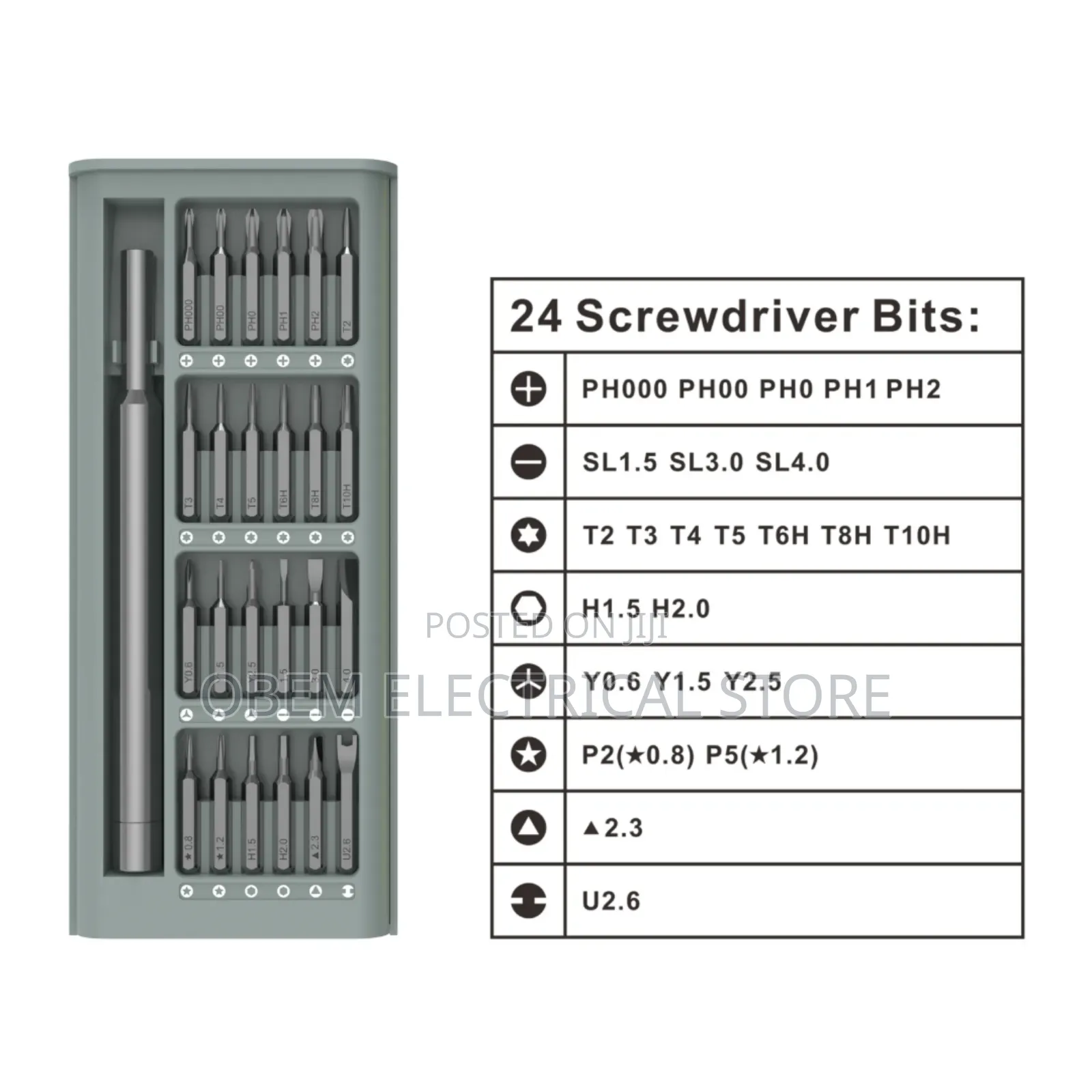 25 in 1 Precision Screw Driver Set