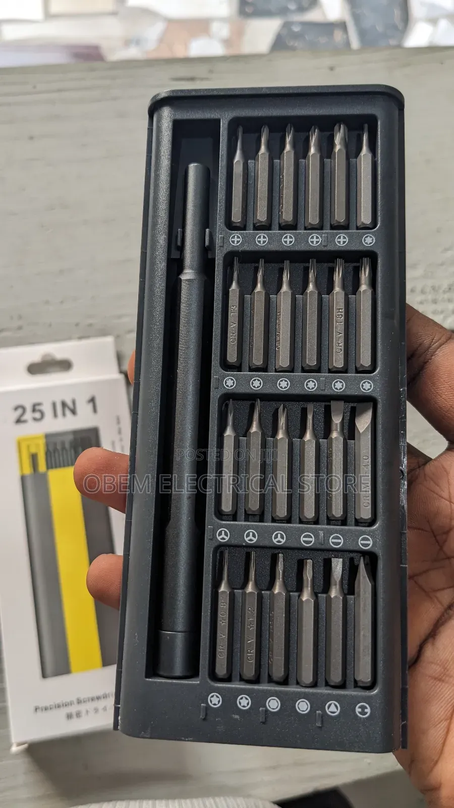 25 in 1 Precision Screw Driver Set